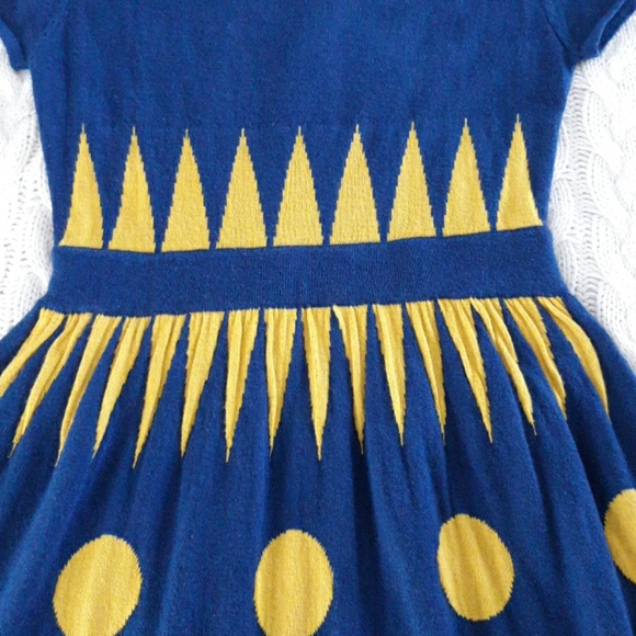 Flying Tomato M Blue & Chartreuse Dress - Picture 3 of 7